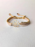 bransoletka z koralików Miyuki Miyuki Bracelet with 18K Solid Gold Charm