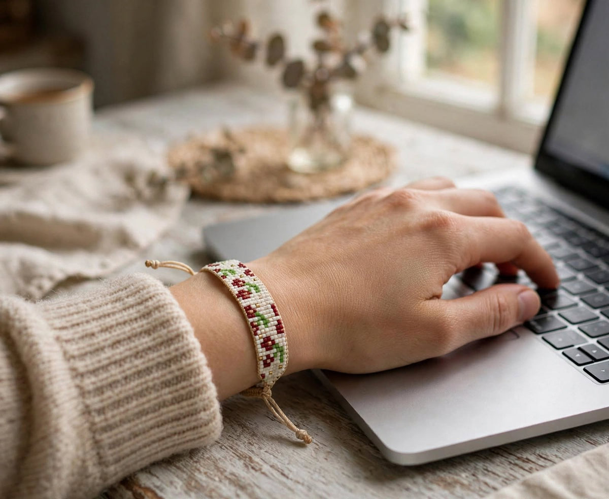 Cherry Miyuki Bracelet