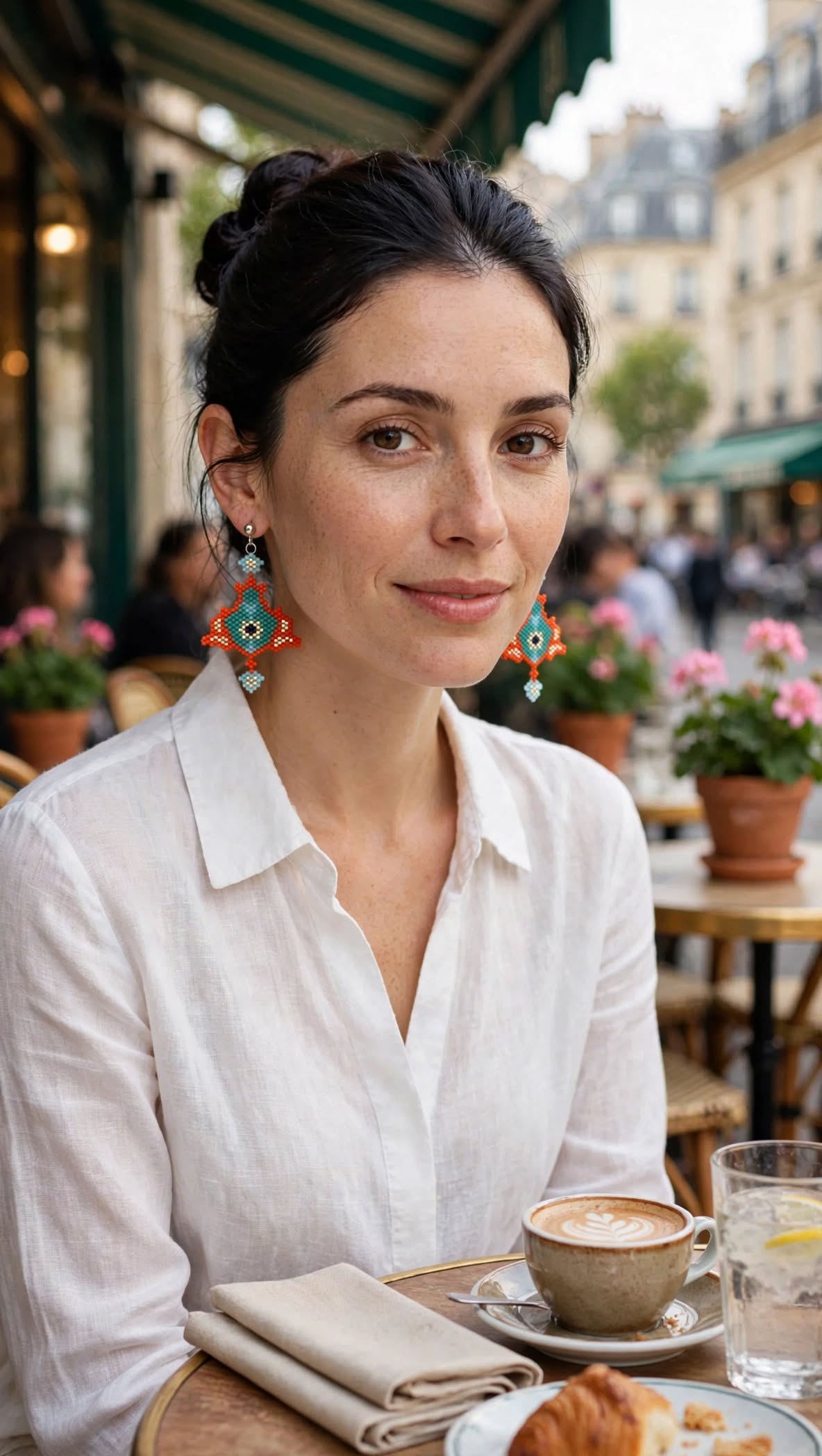 Shiraz Tilework Miyuki Earrings