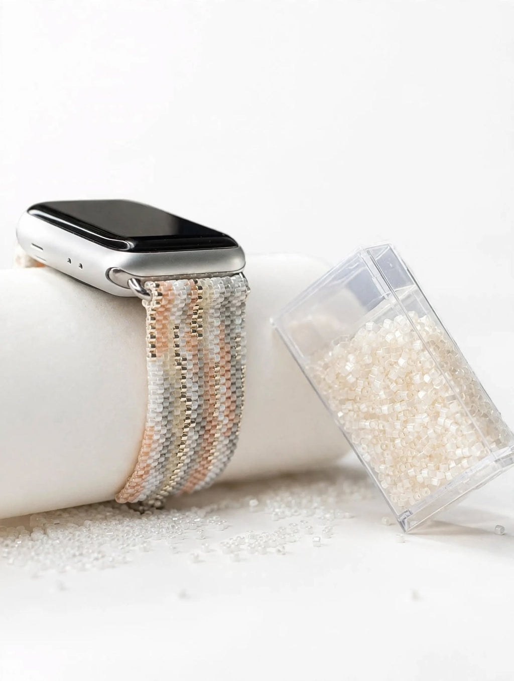 Pastel Miyuki Apple Watch Kordonu