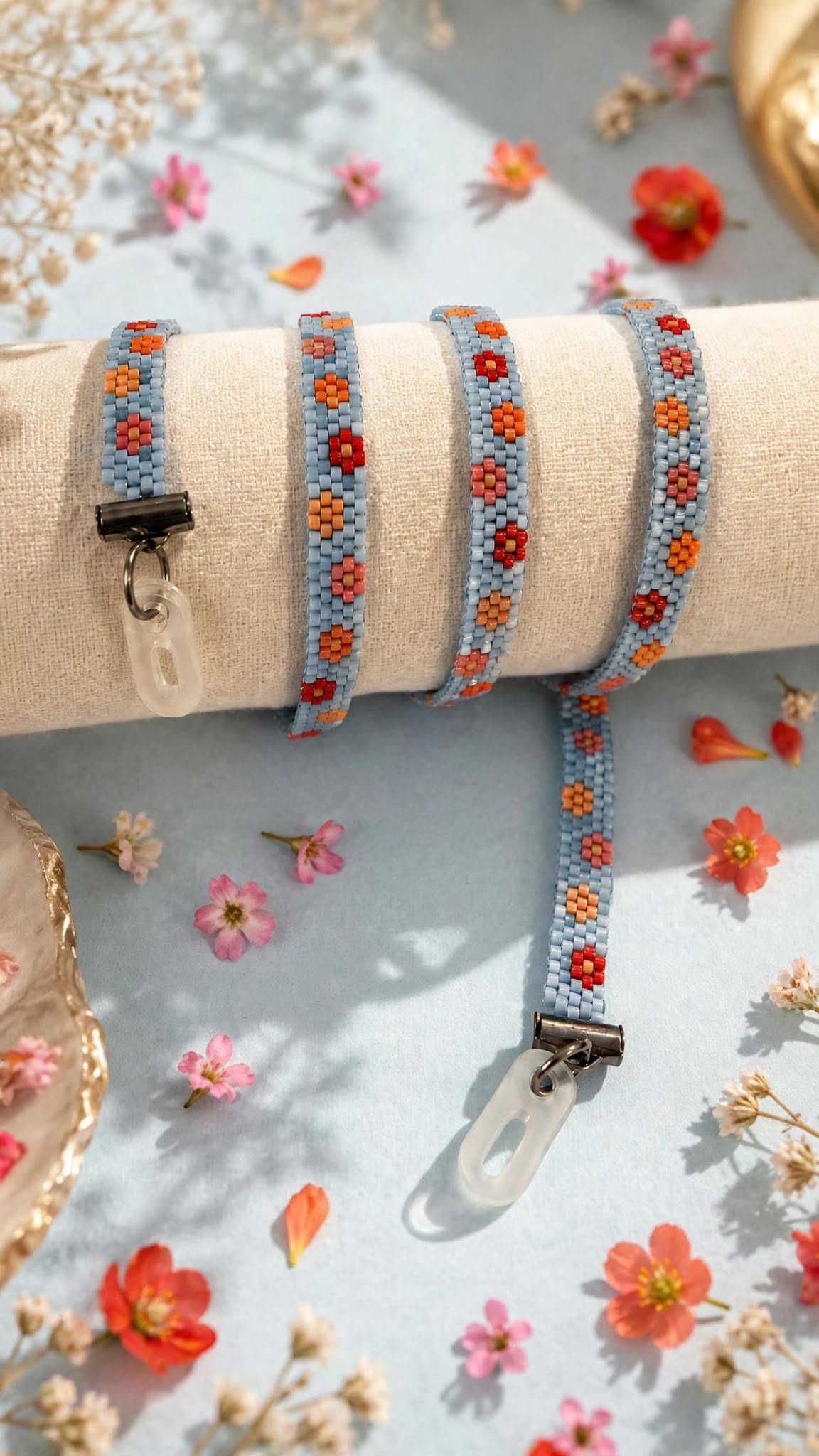 Floral Miyuki Glasses Chain