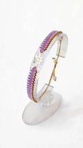 18K Gold Snowflake Miyuki Bracelet