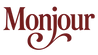 Monjour logo in red on a white background