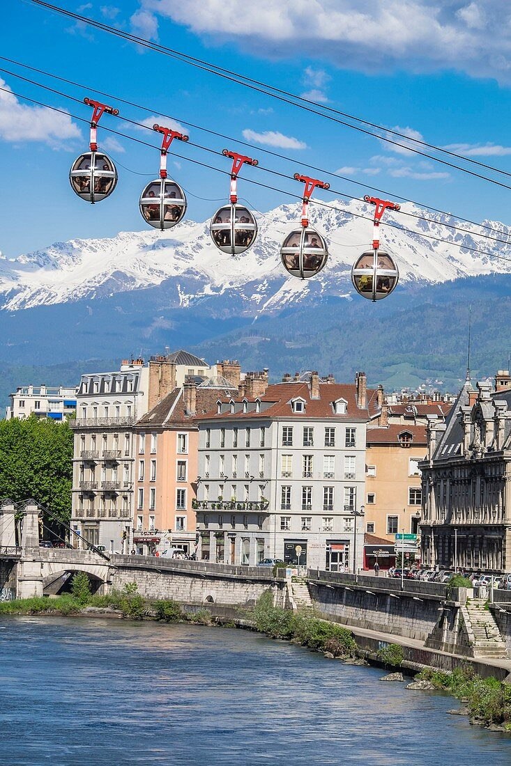 Grenoble Cable Car Bead Art